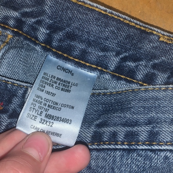 CINCH MENS BOOTCUT JEAN , size 32/32 - Picture 4 of 5